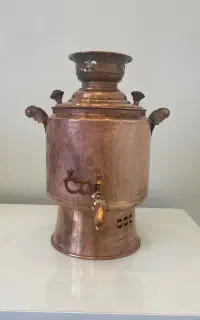 کتری شیردار مسی