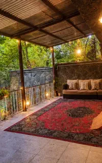 ویلا باغ اجاره ای کنار رودخانه پاوه نسمه