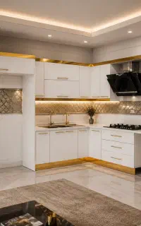 کابینت پیش ساخته پارسا پک هود سینک گاز