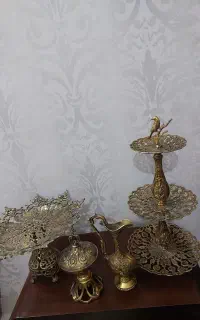 ظروف برنجی زیبا و خالص
