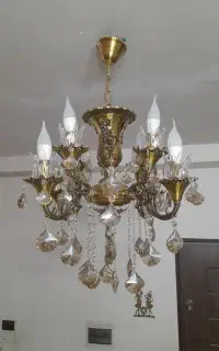 لوستر برنجی سنگین