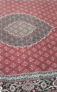 کناره فرش طرح ماهی نخ اصل
