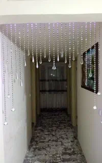 پرده کریستال