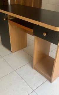 میز کامپیوتر اداری کمد دار با قفل