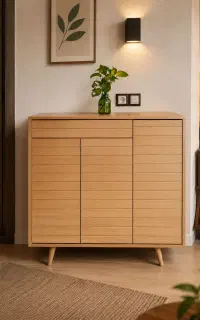 جاکفشی مدرن .پایه چوبی.