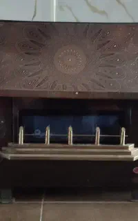 بخاری گازی بزرگ در حد نو کم کارکرد