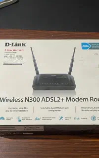 مودم D-Link 2740 معیوب دارای آداپتور اصلی سالم