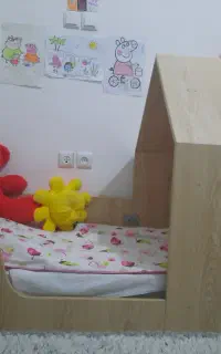 تخت کودک همراه با تشک