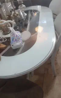 نهارخوری ۴ نفره قابلیت اضافه کردن صندلی