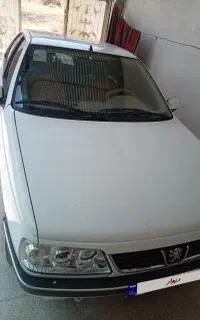 پژو 405 SLX سفید مدل آخر 99 در حد خشک