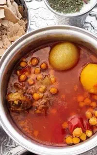پخت ابگوشت با هیزم سفارشات پذیرفته میشود