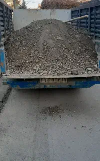 پوکه معدنی اجر شسته شن خاک بادامی و...
