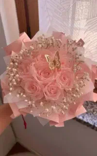 دسته گل روبانی قیمت منصفانه
