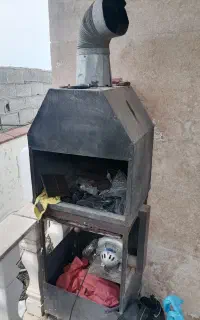 منقل کباب پز با فن