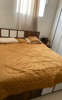 تخت دونفره همراه با تشک