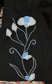 جواهر دوزی روی لباس