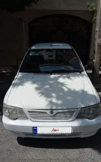 پراید 132 سفید دوگانه مدل 90