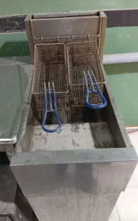 دستگاه سوخاری مرغ و سیب زمینی و قارچ