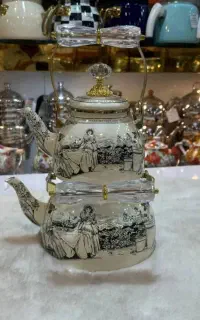 زیباترین ست کتری وقوری لعابی،کف قیمت بازار