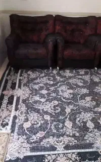 دو عدد روفرشی کش دار۹ متری نو داخل کاور طرح افشان