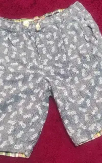 شلوارک دو رو آناناسی و چهارخونه
