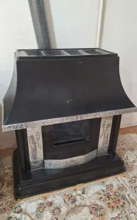 بخاری گازی طرح شومینه