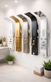 دوش ماساژور دار پنج حالته( پنل )با سه سال ضمانت