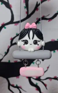 آویزقند صورتی