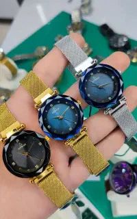 ساعت مچی زنانه اورجینال فیترون بندحصیری رنگای خفن