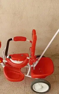 سه چرخه کودک مدل سایبان دار ، با دسته متحرکدار