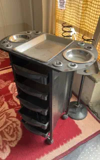 ترولی و پایه سشوار ارایشگاهی