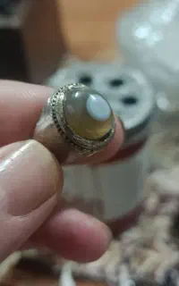 انگشتر سنگ و تسبیح قدیمی
