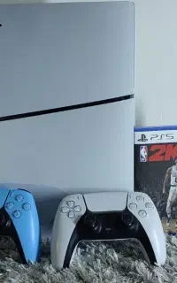 PS5 Slim پی اس فایو اسلیم دیسک خور دو دسته ـ