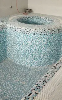 کاشی کاری استخر ‌و جکوزی