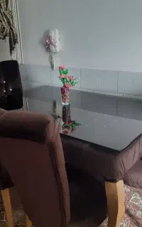 میز ناهارخوری چهار نفره مخمل شیک