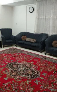مبل چرمی با روکش پارچه ای 7 نفر