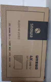 کارتن تلویزیون 50اینچ اسنوا