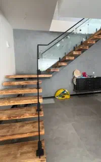 دراتوماتیک شیشه ای نردهشیشه ای جانپناه کرکره برقی