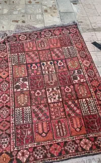 2عددفرش دستباف 6 متری خشتی