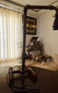 چراغ خواب آباژور طرح لوله ای