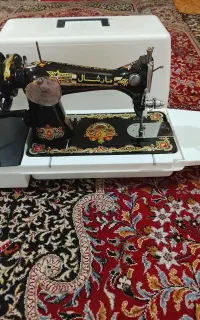 چرخ خیاطی جهیزیه کاملا نو6500000تومان