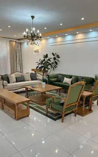 مبل کویین سبز روشن کد20