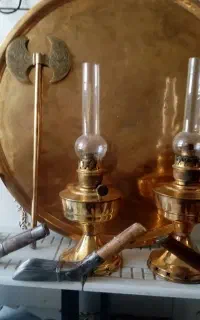 گردسوز برنجی قدیمی،، سینی برنجی قدیمی