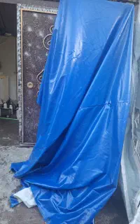 پرده نیسانی تازه یکبار استفاده نشد