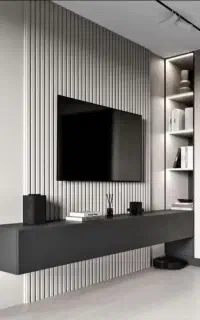 شلف پایه باکس دیواری میزنصاب تلویزیون روی دیوار