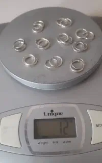 گوشواره حلقه ای نقره