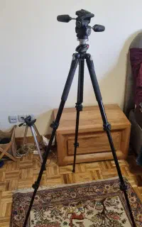 tripod manfrotto 190xprob و هد مدل 804rc2