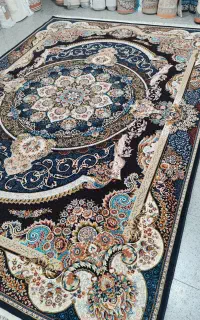 6 تخته فرش 9متری مانا 700شونه سورمه ای