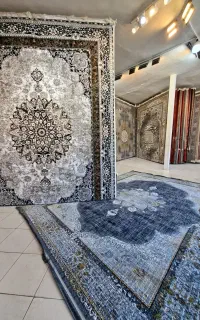 فرش۱۲متری طلاکوب ۷۰۰نما نخbcfکاشان حاجی حسینی طلاب