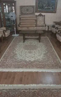 چهارتخته فرش ماشینی شش متری و پشتی
